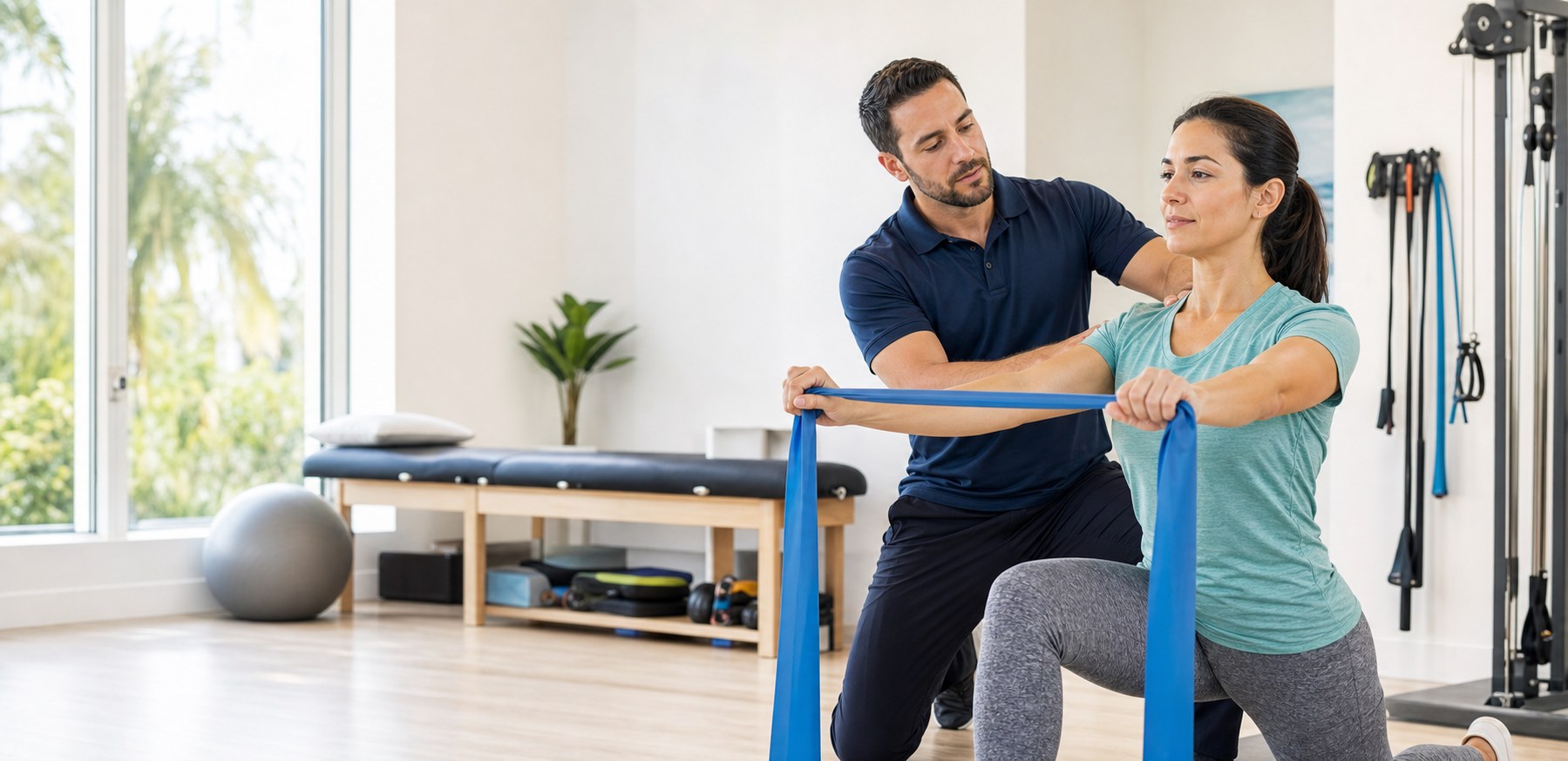 Physical therapy in Boca Raton - personalized rehab session